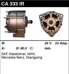 Генератор MSG Rebuilding ca333ir