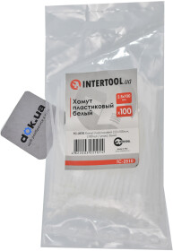 Стяжка Intertool TC-2510 100 мм 2,5 мм 100 шт