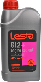 Готовий антифриз LESTA G12 червоний -35 °C