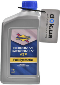 Трансмісійна олива Sunoco Dexron-VI ATF синтетична