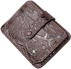 Визитница Karya 20956 коричневый