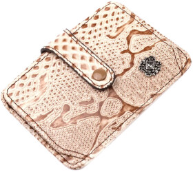 Визитница Karya 20962 бежевый