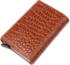 Визитница Karya 20986 коричневый