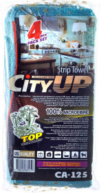 Набір серветок City Up CA-125 мікрофібра 4 шт