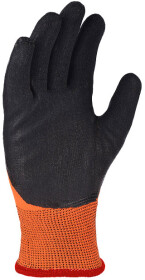 Рукавички робочі Doloni Extragrab трикотажні з латексним покриттям помаранчеві
