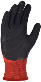 Рукавички робочі Doloni Extragrab трикотажні з латексним покриттям червоні