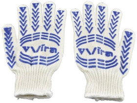 Рукавички робочі VIRA Vira трикотажні з покриттям ПВХ білі