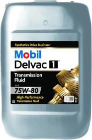 Трансмиссионное масло Mobil Delvac 1 TF GL-4 75W-80 синтетическое