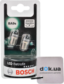 Автолампа Bosch Retrofit LED T4W BA9s 1 W прозрачная 1987301514