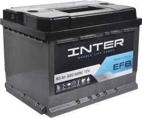 Аккумулятор Inter 6 CT-63-L EFB 4820219075400