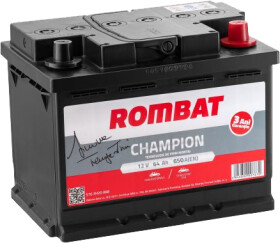 Аккумулятор Rombat 6 CT-64-R Champion FC264