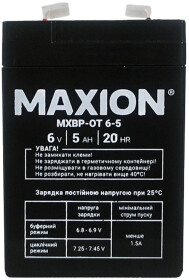 Акумулятор для ДБЖ Maxion MXBPOT65 5 Аг 6 В