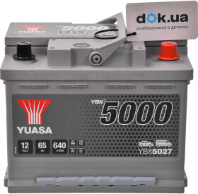 Аккумулятор Yuasa 6 CT-65-R YBX 5000 YBX5027