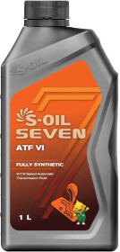 Трансмісійна олива S-Oil SEVEN ATF VI синтетична