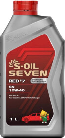 Моторное масло S-Oil Seven Red #7 SN 10W-40 полусинтетическое