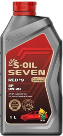 Моторна олива S-Oil Seven Red #9 SP 0W-20 синтетична