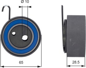 Натяжной ролик ремня ГРМ Gates T43144