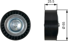 Обводной ролик поликлинового ремня Gates T36454