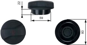 Крышка бачка охлаждающей жидкости Gates RC245