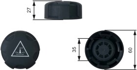 Крышка бачка охлаждающей жидкости Gates RC247