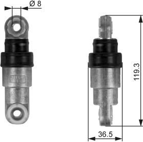 Виброгаситель Gates T38218