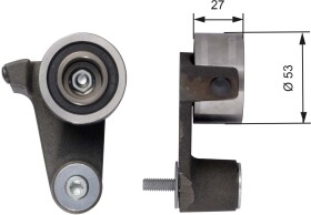 Натяжной ролик ремня ГРМ Gates T41165