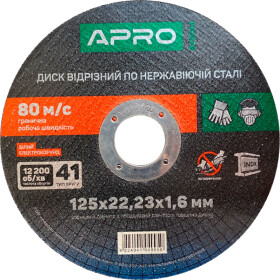 Круг відрізний Apro 829034 125 мм