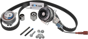 Комплект ремня ГРМ + помпа Hepu PK06690