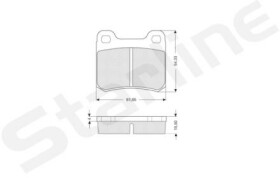 Тормозные колодки Starline BDS190