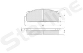 Тормозные колодки Starline BDS185