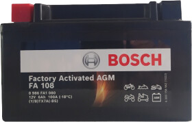 Аккумулятор Bosch 6 CT-6-L Factory Activated AGM 0986FA1080