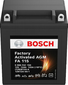 Аккумулятор Bosch 6 CT-12-L Factory Activated AGM 0986FA1150