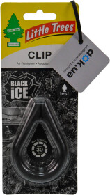 Ароматизатор Little Trees Clip Black Ice 30