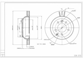 Тормозной диск Hart 229075