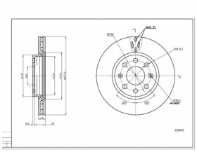 Гальмівний диск Hart 229076