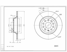 Тормозной диск Hart 250372