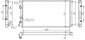 Радиатор охлаждения двигателя Hart 603408