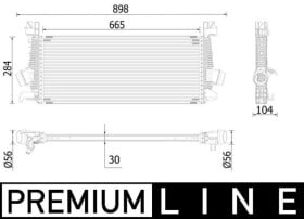 Интеркулер Mahle ci515000p