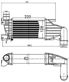 Интеркулер Mahle ci514000s