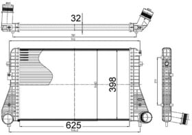 Интеркулер Mahle ci517000s