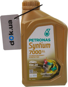 Моторное масло Petronas Syntium 7000 LL 0W-20 синтетическое