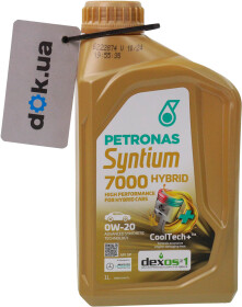 Моторное масло Petronas Syntium 7000 Hybrid 0W-20 синтетическое