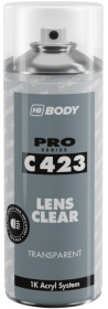 Лак аерозольний HB Body C423 Lens Clear акриловий глянцевий