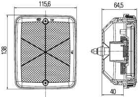 Фонарь заднего хода Behr Hella 2ZR 013 236-051