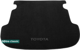Коврик Sotra Classic черный с логотипом Toyota ST06384-GD-BLACK