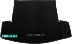 Коврик Sotra Classic черный с логотипом Chevrolet ST07282-GD-BLACK
