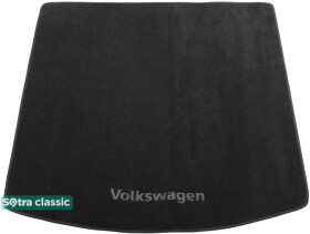 Коврик Sotra Classic черный с логотипом Volkswagen ST07336-GD-BLACK