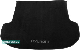 Коврик Sotra Classic черный с логотипом Hyundai ST07715-GD-BLACK
