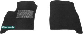 Комплект ковриков Sotra Classic черный с логотипом Toyota ST90239-GD-BLACK