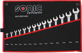 Набор ключей рожково-накидных Sonic 601401 6-22 мм 14 шт